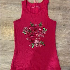 Victoria’s Secret sexy little thing pink ribbed Tank top